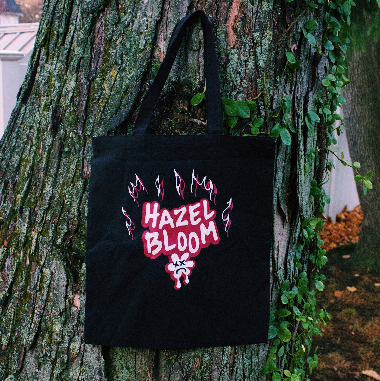 Sad Flower Flames Tote