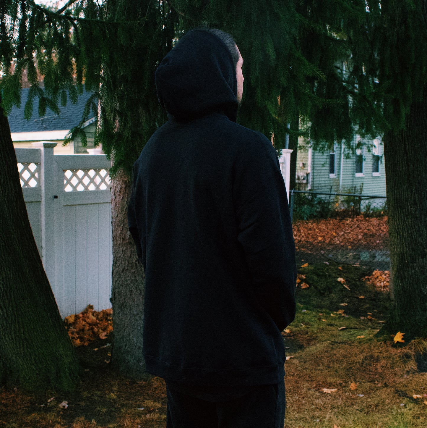 Sad Flower Embroidered Hoodie