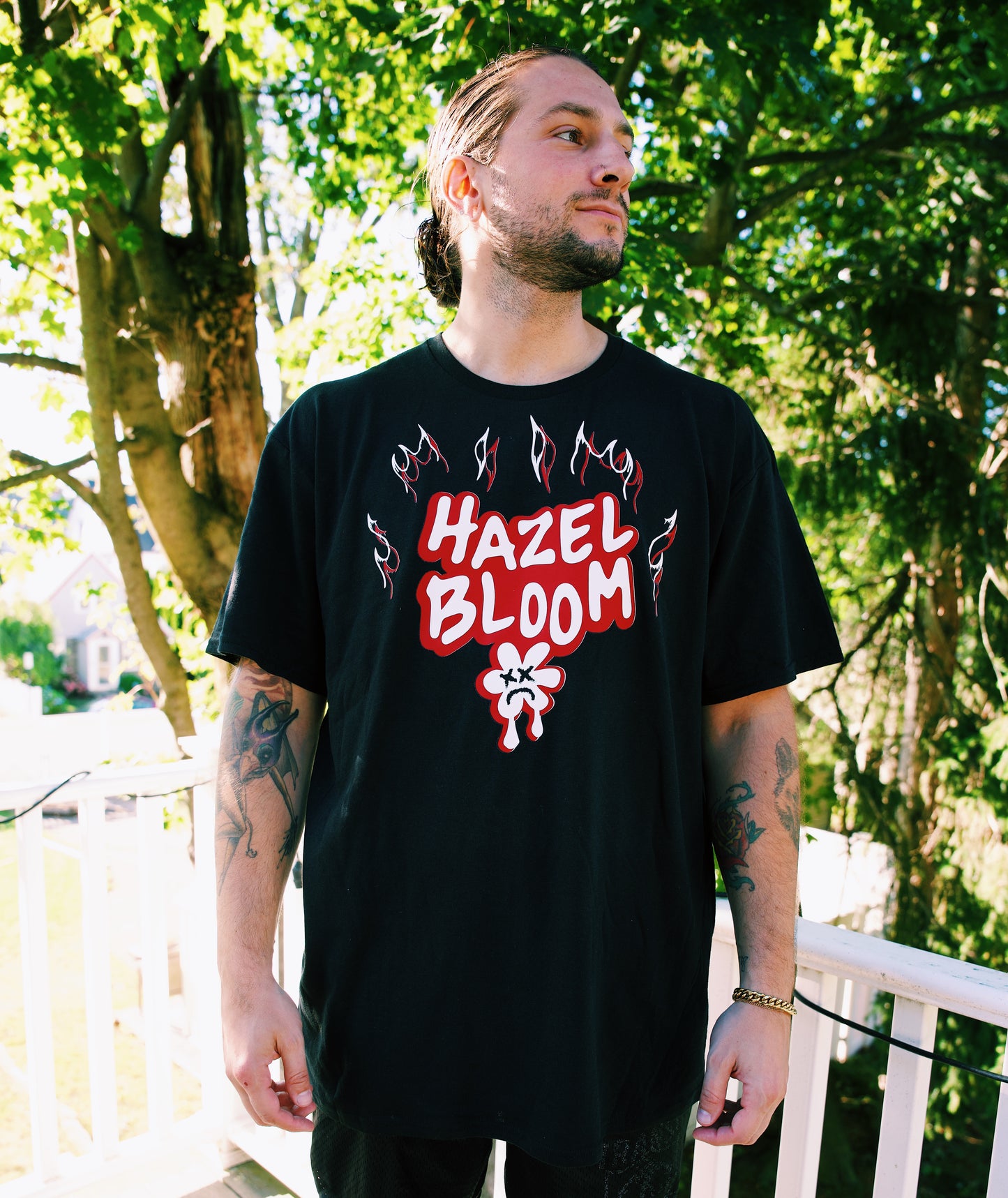 Sad Flower & Flames Shirt