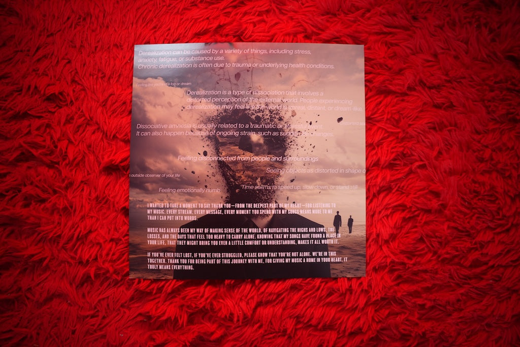 "Dissociative Memories" Red + Black Splatter Vinyl