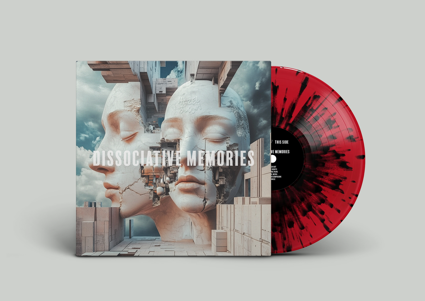 "Dissociative Memories" Red + Black Splatter Vinyl