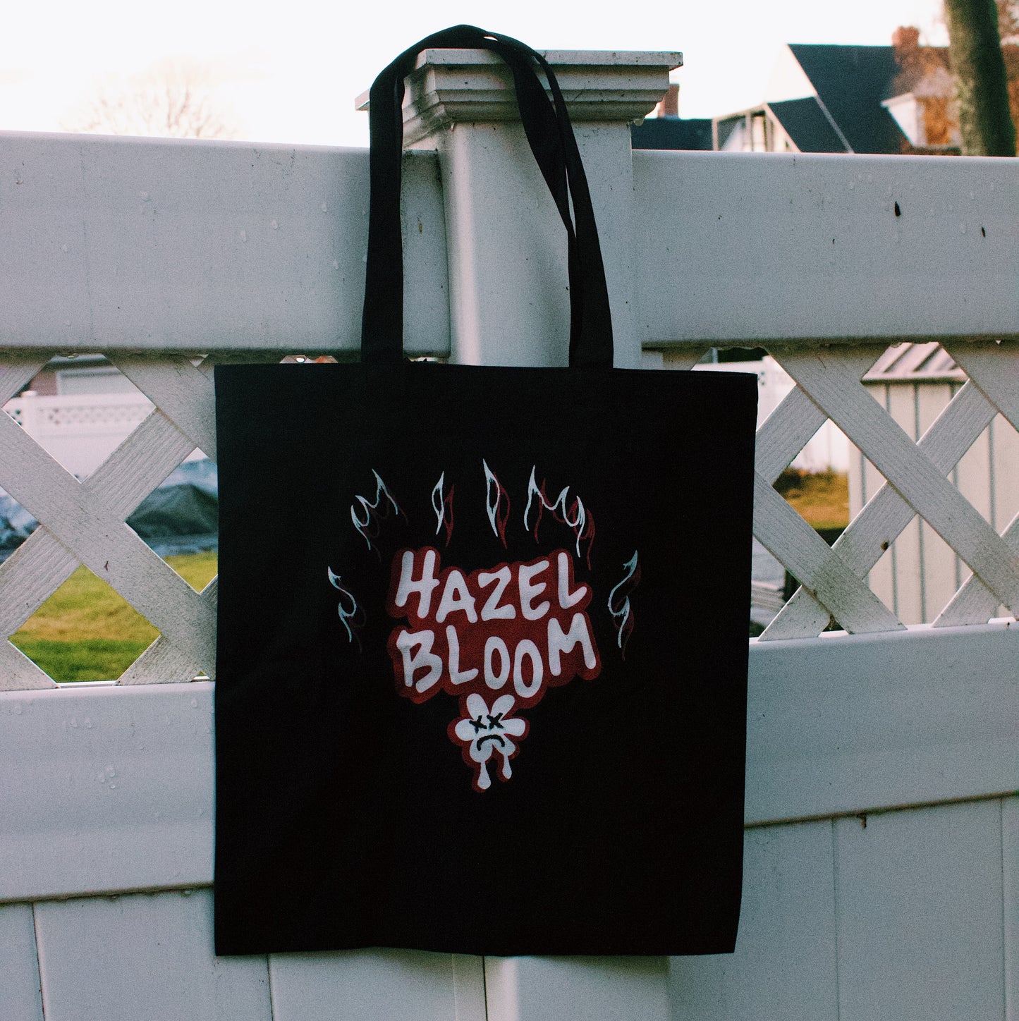 Sad Flower Flames Tote