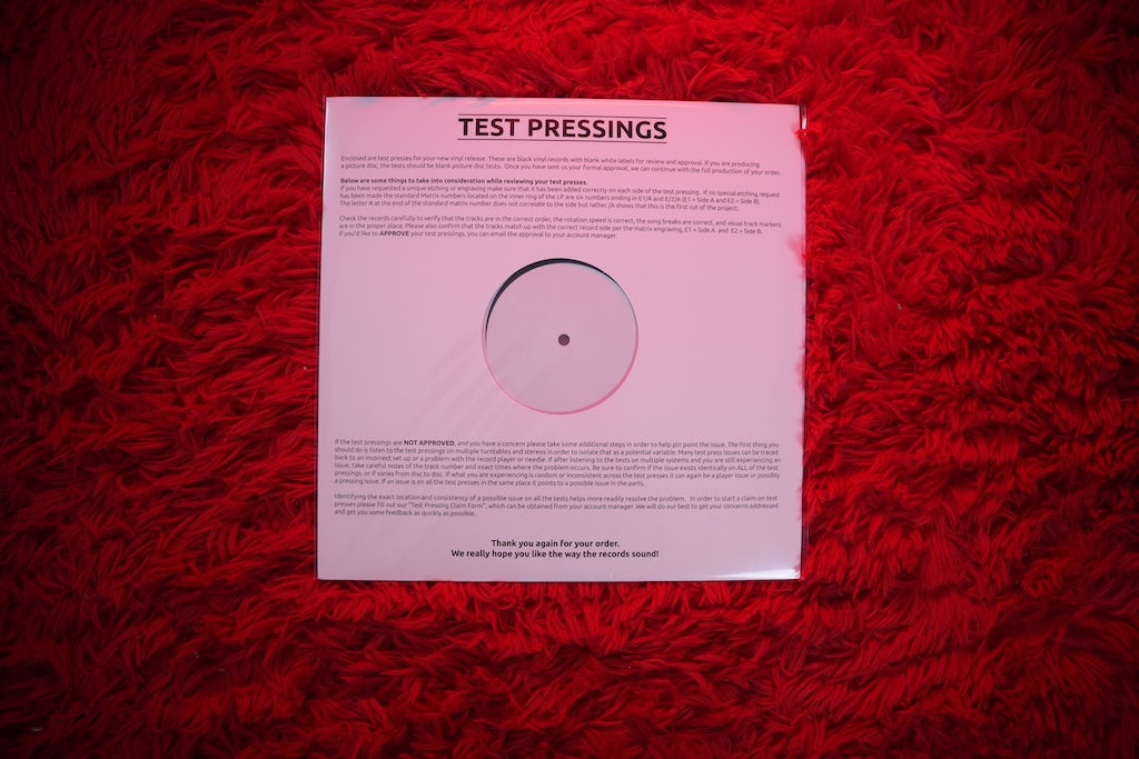 "Dissociative Memories" Test Pressing Vinyl